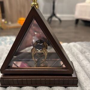 Harry Potter Resurrection Stone Horcrux Ring The Noble Collection nwt